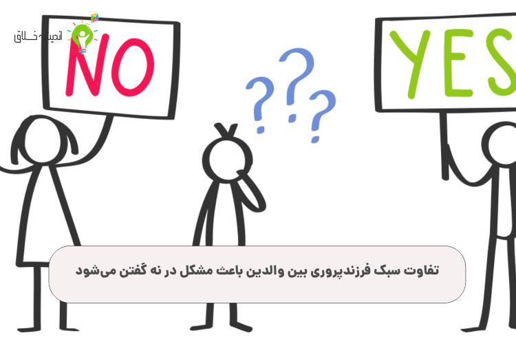 دشواری نه گفتن به کودک